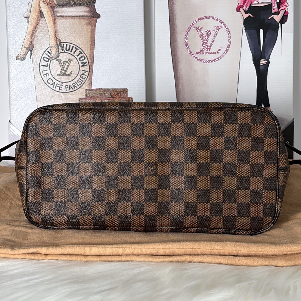 💃Authentic Louis Vuitton Damier Neverfull MM Shoulder Tote Bag - Picture 7 of 15